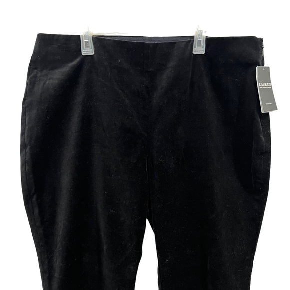 LAUREN Ralph Lauren Black Label Velvet Pants - Picture 5 of 7